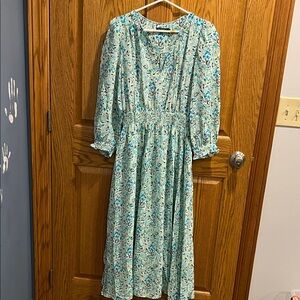 Floral Blue Dress Vineyard Vines